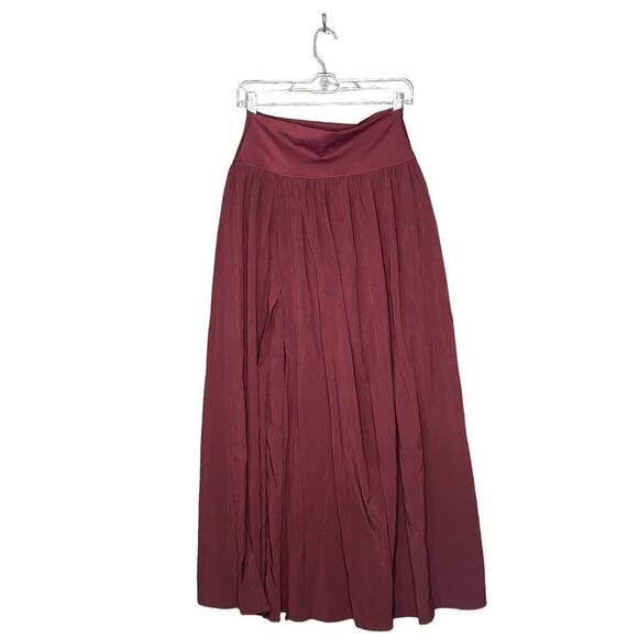 Halara Breezeful Ruffle 2-in-1 Quick Dry Flowy Hi-Low Maxi Skirt Size M Casual - Picture 2 of 4